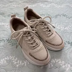 値下げしました！プラスダイアナ、レディース厚底スニーカー、23.5cm