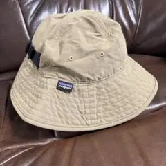 patagonia アウトドアハット ベージュ patagonia - 【中古】パタゴニア patagonia ナイロン サン