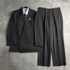 【LOST】セットアップ ダブルスーツ モードグレー Burberryネクタイ
