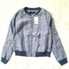 COMME CA ISM リネン ブルゾン　ジャンパー　Mサイズ