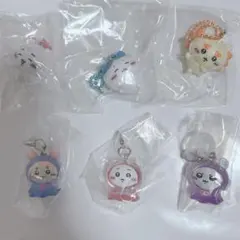 ちいかわ めじるしアクセサリーなど 6個まとめ売り モモンガ ハチワレ シーサー
