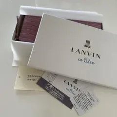 【美品】ランバン オン ブルー LANVIN en Bleu マゼンダ 長財布のサムネイル