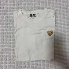 PLAY COMME des GARÇONS ゴールドハート Tシャツ M