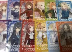 セブンイレブン限定　学園アイドルマスター　クリアカード　12種コンプセット