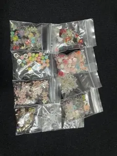 ネイルパーツ　デコレーションパーツ 9袋セット