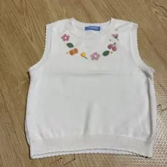 familiar ニットベスト 110cm