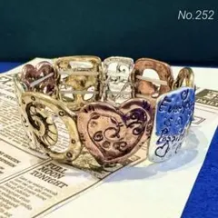 ヴィンテージ デザイン　アクセサリー　ブレスレット　シルバー　ゴールド　レトロ