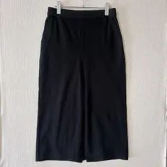 UNIQLO/ブラック ロングタイトスカート ストレッチ Lサイズ