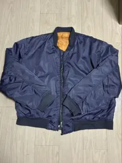 【希少カラー】 MA-1 茄子紺 80sフライトジャケット