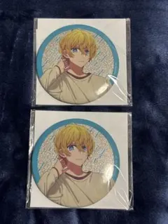 推しの子　グリッター　缶バッジ　星野アクア