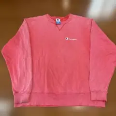 フェード強/L/90s/ビンテージ/青刺繍タグ/チャンピオン/スウェット/レッド フェード強/90s/ビンテージ/青刺繍タグ/USA/チャンピオン/スウェット