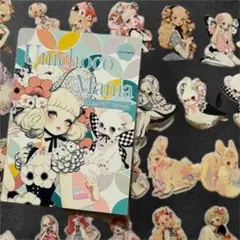 unichoco様 nene様 コラボ ダイカットPETステッカー おすそわけ