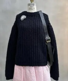 BLAMINK クルーネックロングスリーブニットのサムネイル