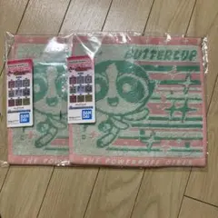 パワーパフガールズ 一番くじ G賞 タオルコレクション ハンカチ バターカップ