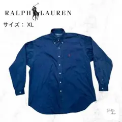 Ralph Lauren 랄프로렌 BLAIRE BDシャツ XL紺 刺繍