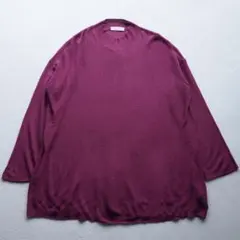 robe de chambre コムデギャルソン レーヨン ニット 長袖のサムネイル