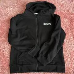 Honeys ジップパーカー　黒