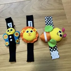サッシー Sassy リストラトル 3個セット ライオン ハチ チョウチョのサムネイル