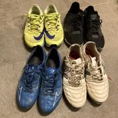 4足セット❤️サッカースパイク❤️スニーカー❤️ランニングシューズ