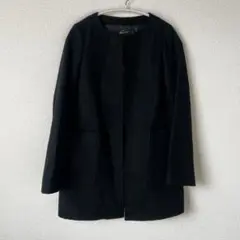 STUNNING LURE スタニングルアー ノーカラー　コート　ブラック