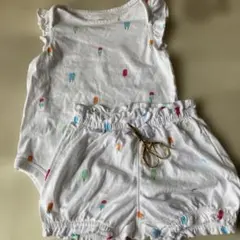 baby GAP アイスクリーム柄ロンパースセット 12-18ヶ月