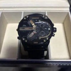 DIESEL クロノグラフ 腕時計 ブラック