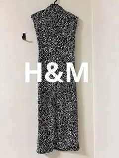 H&M ノースリーブワンピース アニマル柄 Sサイズ
