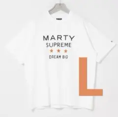 MARTY SUPREME マーティシュプリーム　ホワイト ポロシャツ L PARCO×A24「MARTY SUPREME」ポロシャツ｜ホワイト(S ホワイト