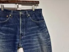 ◎00sヴィンテージUSA製リーバイス501濃淡スーパー鬼ヒゲ雰囲気最高W32