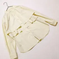 any SiS フリル ストライプ 長袖ブラウス 2 M パールボタンのサムネイル