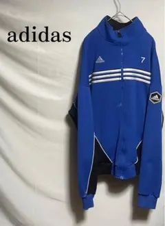 adidas 　アディダス　トラックジャケット　90 刺繍ロゴ　希少　古着 XL