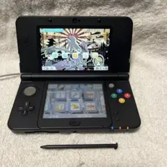 New Nintendo 3DS 星のカービー柄(後付け) 本体 モンハンXX付