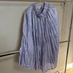 【値下げ】 JEANASiS 薄紫色 プリーツロングスカート　Fサイズ