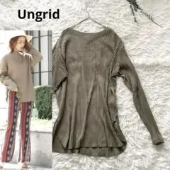 未使用✴︎Ungrid ランダムテレコルーズロングスリーブ Tee カットソー