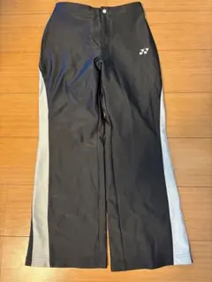 ヨネックス サイドストライプ ヒートカプセル ウォームアップパンツ Sサイズ 黒