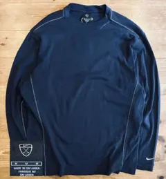 ロンT 古着 90s NIKE GOLF 無地 ナイキゴルフ 長袖 M 美品