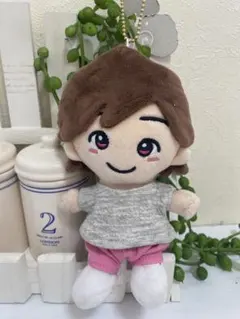 Tシャツ グレー☆ちびぬい 服☆ハンドメイド なにわ男子 コスチューム 洋服
