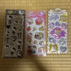 ハローキティ　シール3枚セット