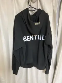 FOG ESSENTIALS リフレクターロゴフーディ パーカー ブラック