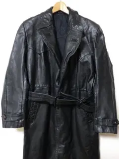 50's VINTAGE ドイツ モーターサイクルコート カーコートレザー