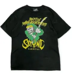 LEFLAH Print Tシャツ　サタニックカーニバル
