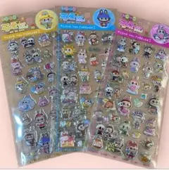 ボンボンドロップシール　3シートセット　ラブブ