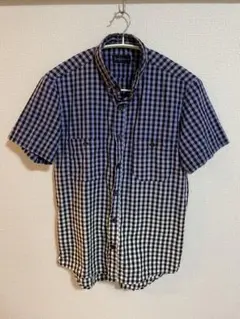 Zadig&Voltaire チェック柄 半袖シャツ ブルー Sのサムネイル