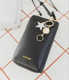 BAYFLOW ウォレットミニショルダー　ブラック