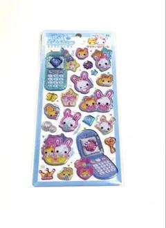 平成はっぴーフォンステッカー　フワフワらびちゃん　クラックス　新品