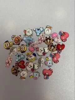 BT21 BTS キャラクターパーツ サブパーツ ネイルパーツ MIX 50個