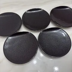 【たち吉】創作陶器 和食器 油滴天目 小皿 5枚セット銘々皿　豆皿　菓子皿のサムネイル