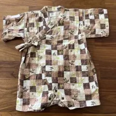 甚平 ロンパース 男の子 80センチ トロピカル 亀