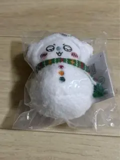 ちいかわ【モモンガ】雪だるまマスコット（スカーフ付き）