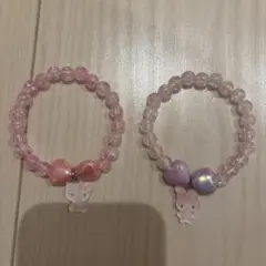 サンリオ ハローキティ マイメロディ ブレスレット 2個セット